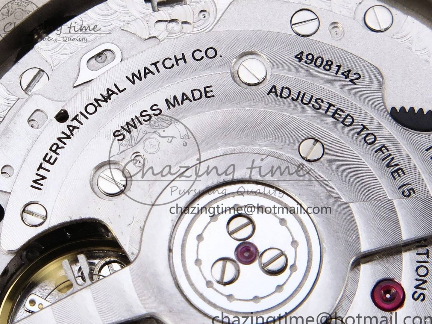 MIROTIME 0418 Original Pilot’s Watch Laureus Blue Ceramic IW328101 ZF 1:1 Best Edition on Blue Nylon Strap A 7027